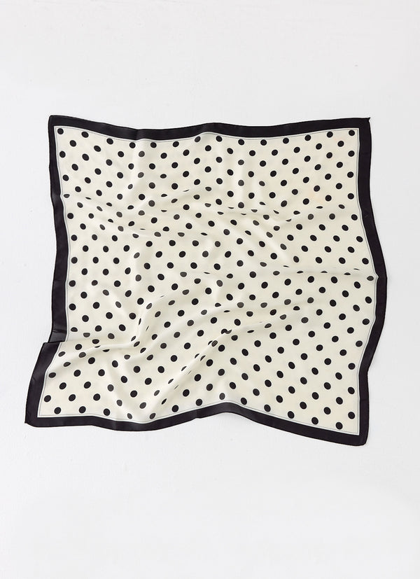 peppermayo Peppermayo Exclusive - Dotty Dreams Scarf - White Polkadot