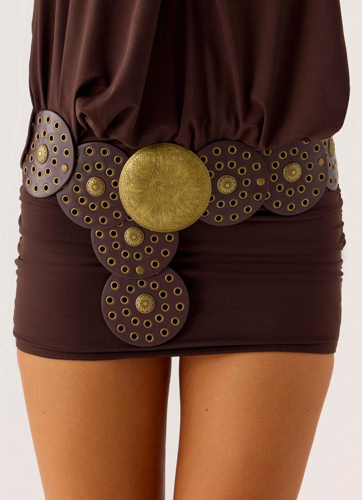 Peppermayo Peppermayo Exclusive - Double Take Belt - Brown