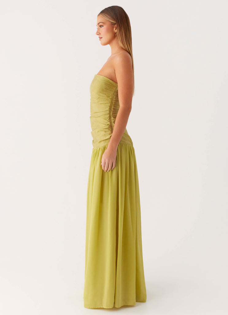 Peppermayo Peppermayo Exclusive - Dreamer Maxi Dress - Lime Zest