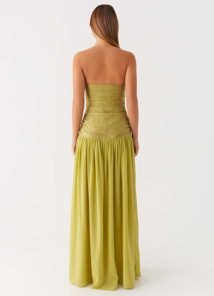 Peppermayo Peppermayo Exclusive - Dreamer Maxi Dress - Lime Zest