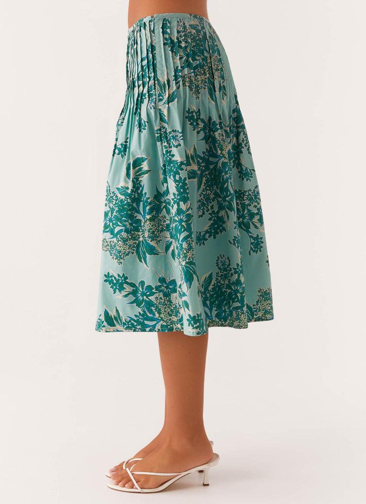 Peppermayo Peppermayo Exclusive - Dreamscape Midi Skirt - Cloud Nine Floral