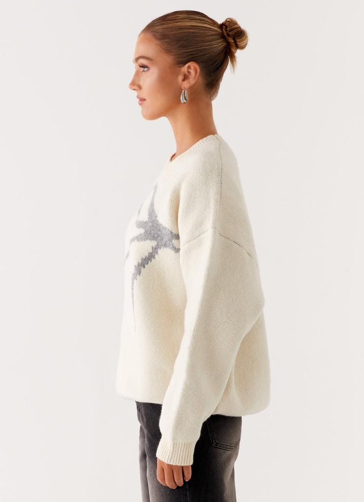 Peppermayo Peppermayo Exclusive - Dreamwood Knit Sweater - Ivory