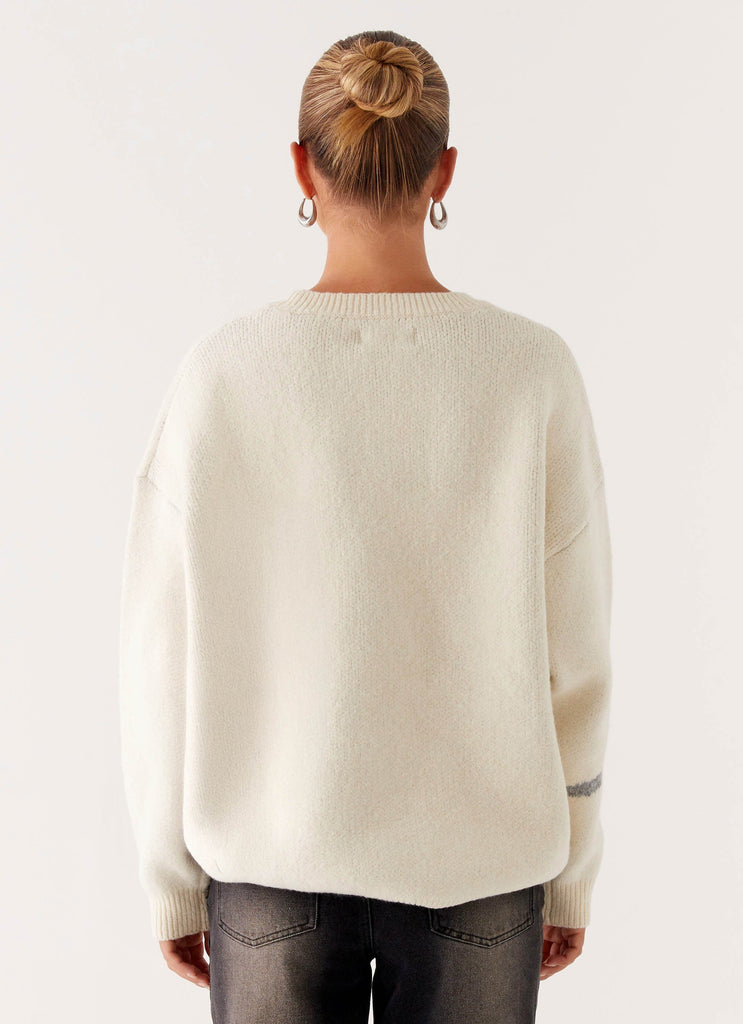 Peppermayo Peppermayo Exclusive - Dreamwood Knit Sweater - Ivory