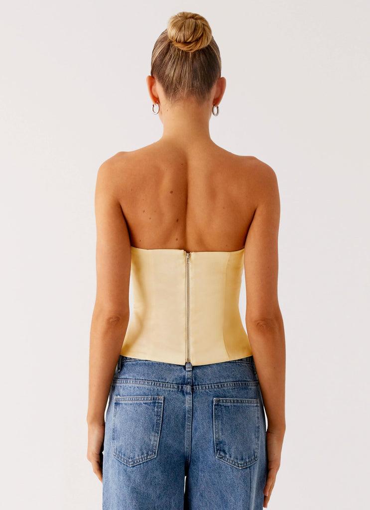 Peppermayo Peppermayo Exclusive - Dreamy Skies Strapless Top - Heirloom Floral