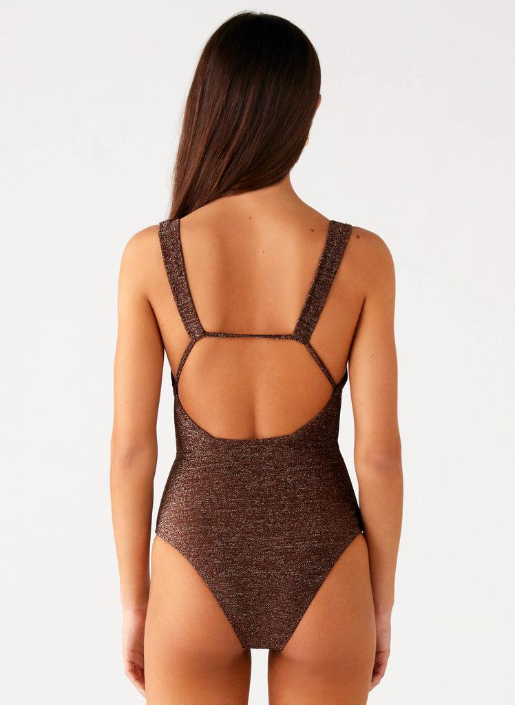 Peppermayo Peppermayo Exclusive - Drifter One Piece Swimsuit - Chocolate