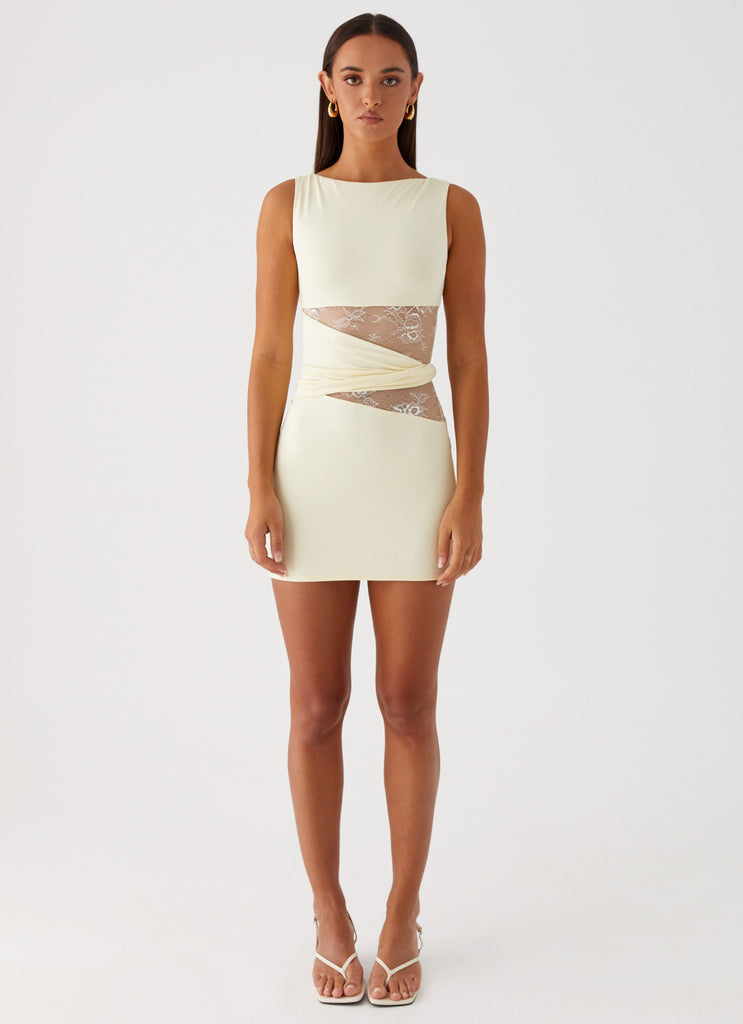 Peppermayo Peppermayo Exclusive - Echo Mini Dress - Yellow