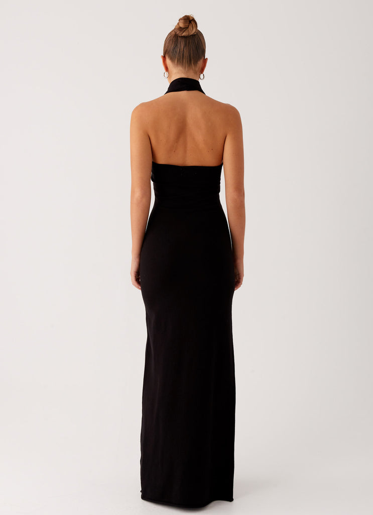 Peppermayo Peppermayo Exclusive - Eddie Knit Maxi Dress - Black