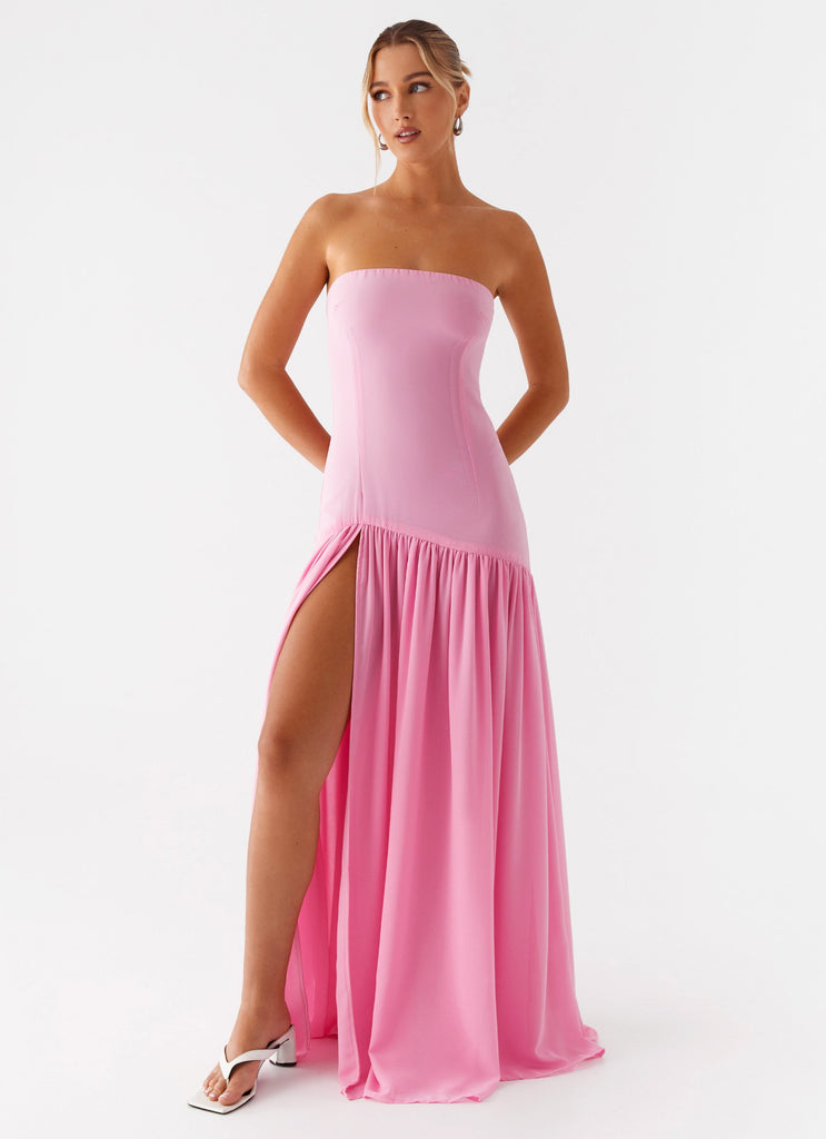 Peppermayo Peppermayo Exclusive - Eden Strapless Maxi Dress - Pink