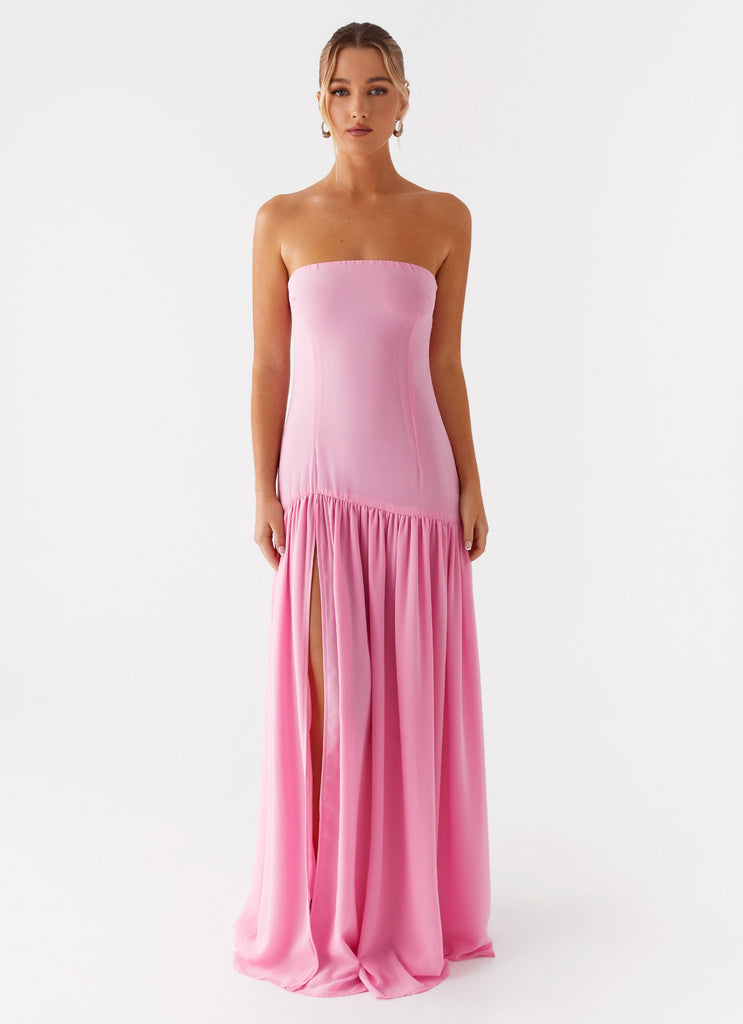 Peppermayo Peppermayo Exclusive - Eden Strapless Maxi Dress - Pink
