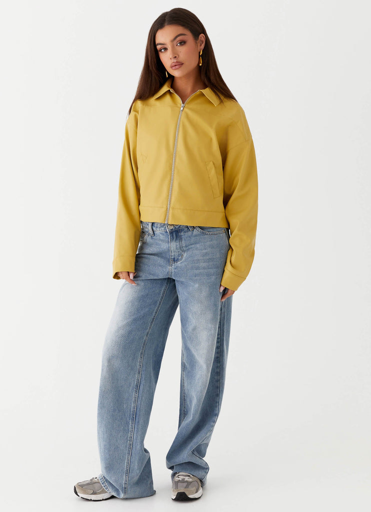 Peppermayo Peppermayo Exclusive - Elara Oversized Jacket - Yellow