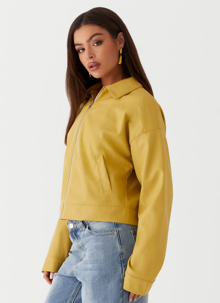 Peppermayo Peppermayo Exclusive - Elara Oversized Jacket - Yellow