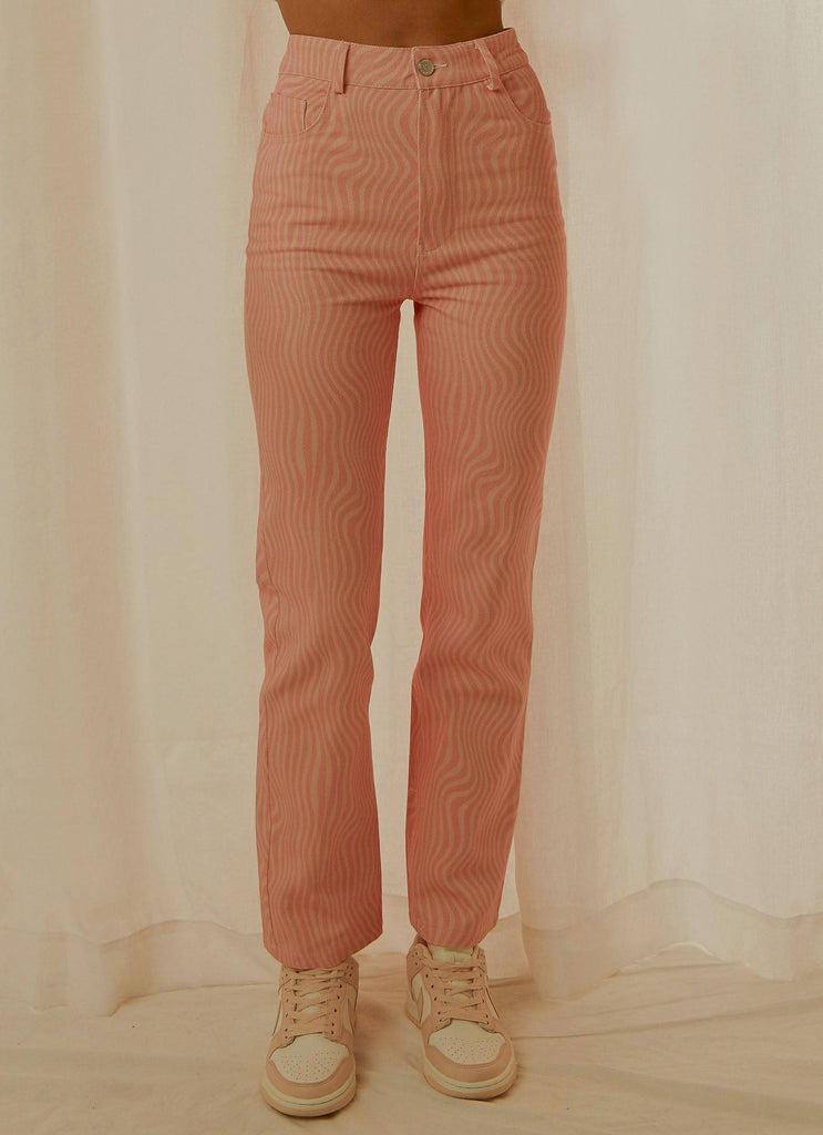Peppermayo Peppermayo Exclusive - Electric Avenue Pants - Pink Wave