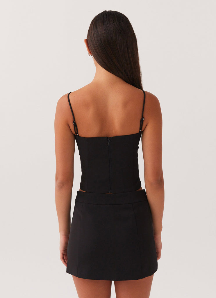 Peppermayo Peppermayo Exclusive - Eliana Suit Mini Skirt - Black