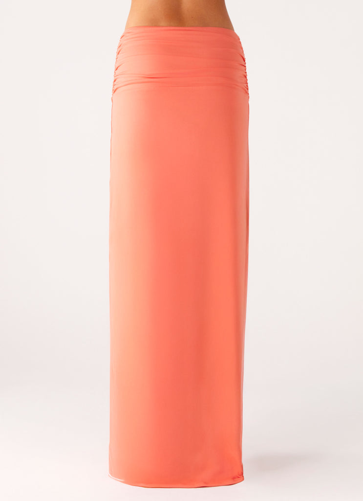 Peppermayo Peppermayo Exclusive - Elisabetta Maxi Skirt - Coral