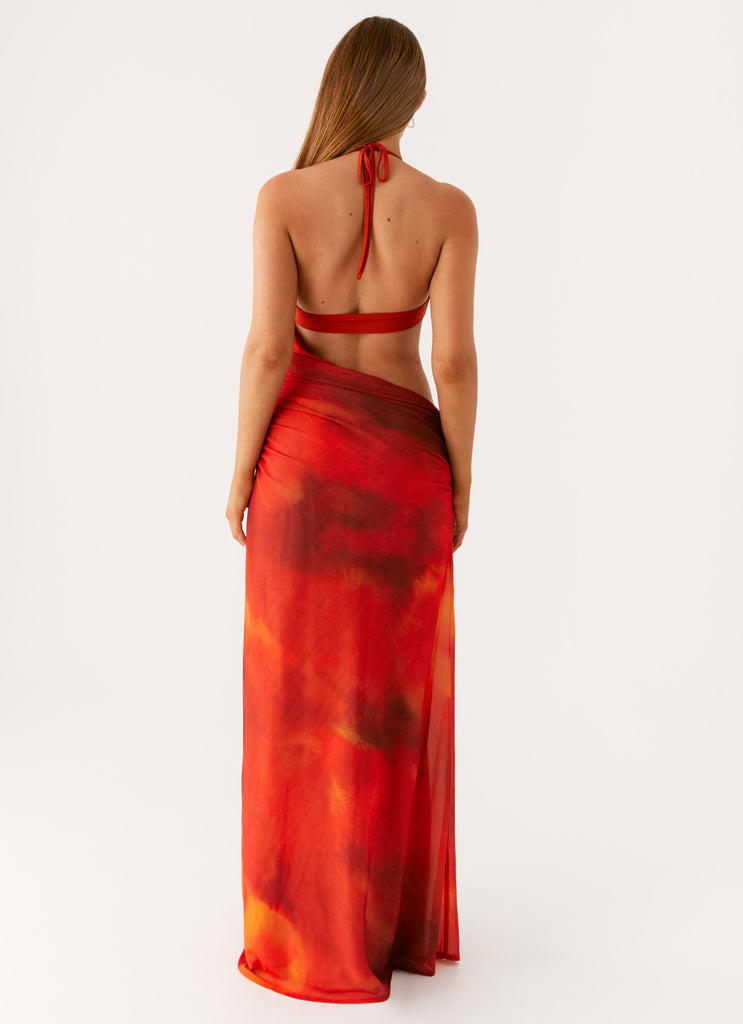 Peppermayo Peppermayo Exclusive - Elixis Maxi Dress - Scarlet Blur