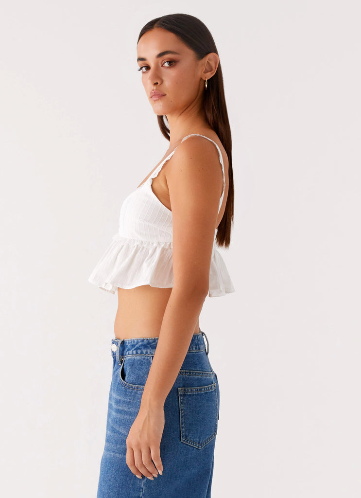 Peppermayo Peppermayo Exclusive - Elliana Cami Top - White