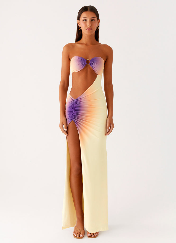Peppermayo Peppermayo Exclusive - Ellisah Ombre Maxi Dress - Sunrise Ombre