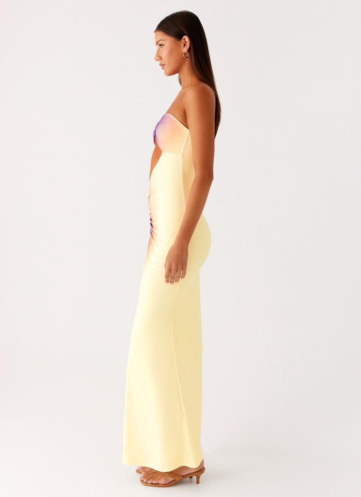 Peppermayo Peppermayo Exclusive - Ellisah Ombre Maxi Dress - Sunrise Ombre