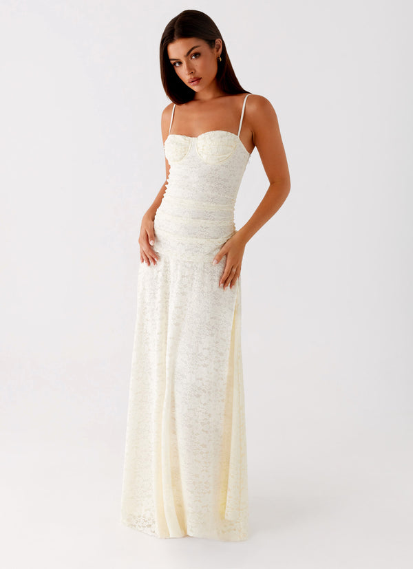 peppermayo Peppermayo Exclusive - Elsa Maxi Dress - Ivory