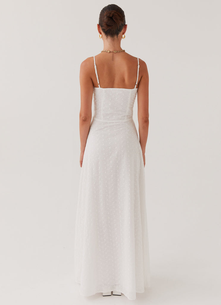 Peppermayo Peppermayo Exclusive - Elsie Broderie Maxi Dress - White