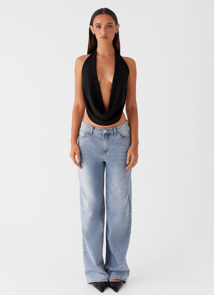 Peppermayo Peppermayo Exclusive - Elysia Chiffon Top - Black