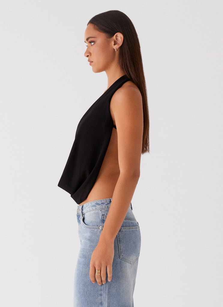 Peppermayo Peppermayo Exclusive - Elysia Chiffon Top - Black