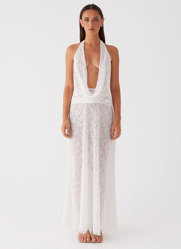 Peppermayo Peppermayo Exclusive - Elysia Lace Maxi Dress - White