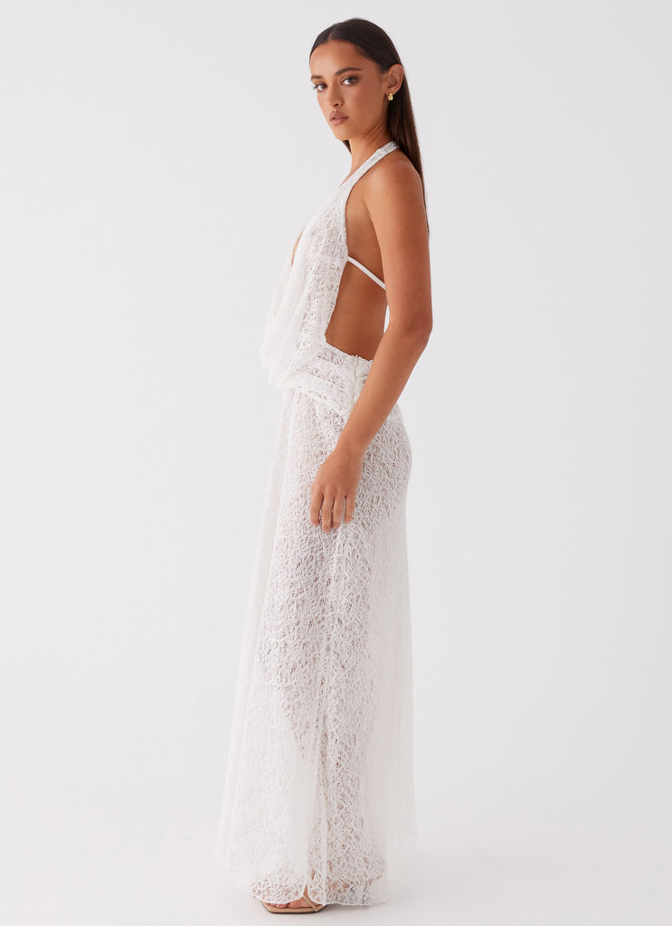 Peppermayo Peppermayo Exclusive - Elysia Lace Maxi Dress - White