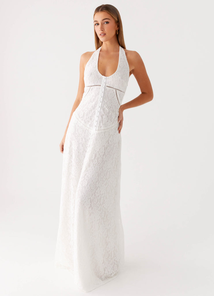 Peppermayo Peppermayo Exclusive - Ember Valley Cotton Maxi Dress - Ivory