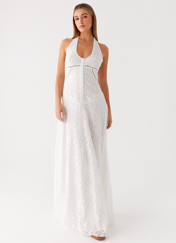 peppermayo Peppermayo Exclusive - Ember Valley Cotton Maxi Dress - Ivory