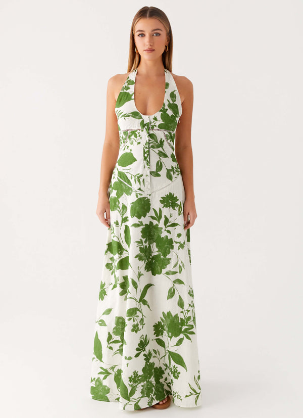 peppermayo Peppermayo Exclusive - Ember Valley Maxi Dress - Verdant Bloom