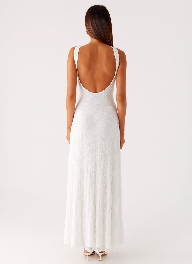 Peppermayo Peppermayo Exclusive - Embrace The Sun Maxi Dress - White