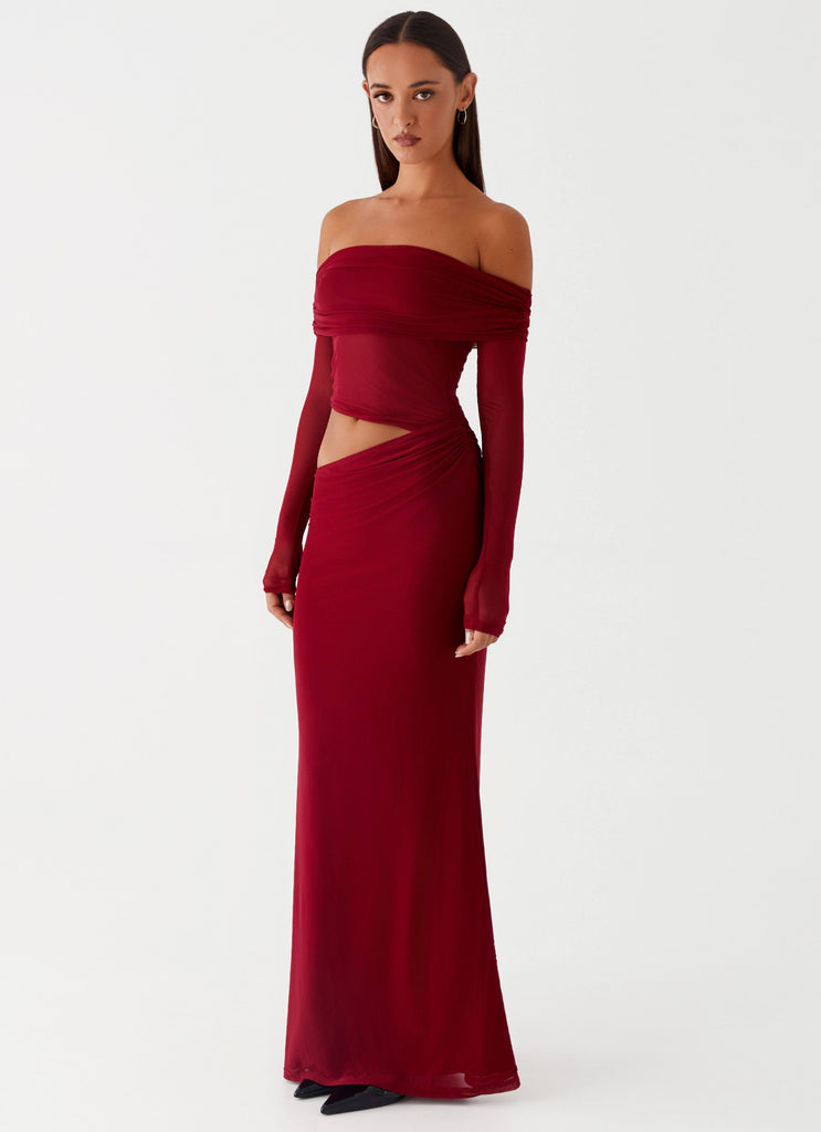 Peppermayo Peppermayo Exclusive - Emery Maxi Dress - Cherry Red