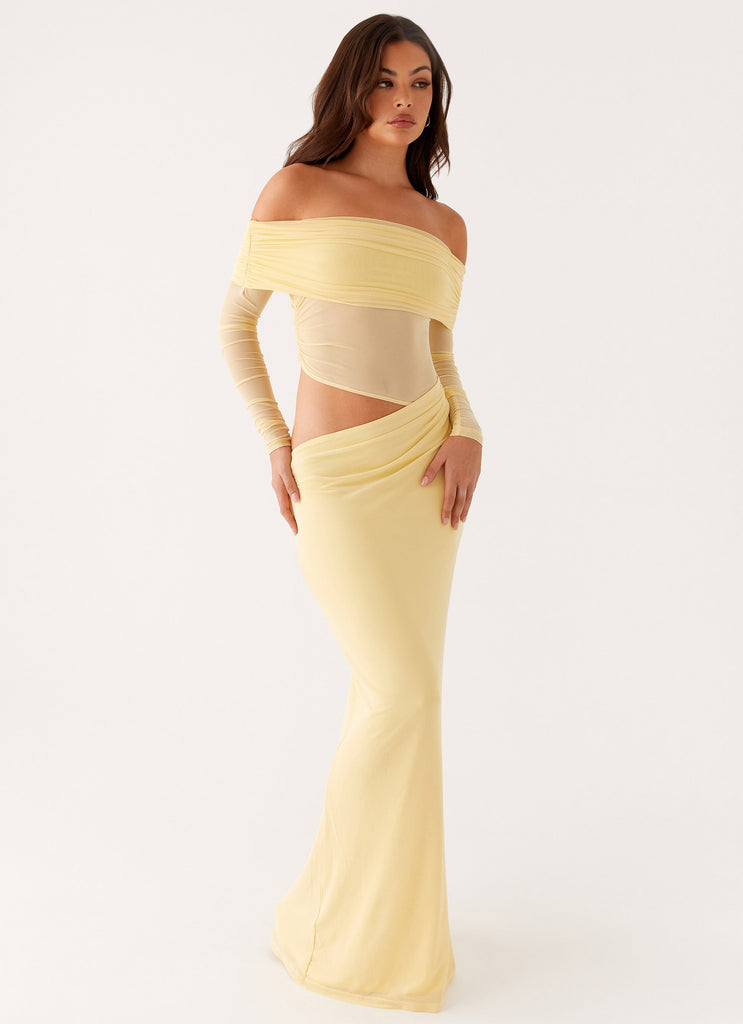 Peppermayo Peppermayo Exclusive - Emery Maxi Dress - Yellow