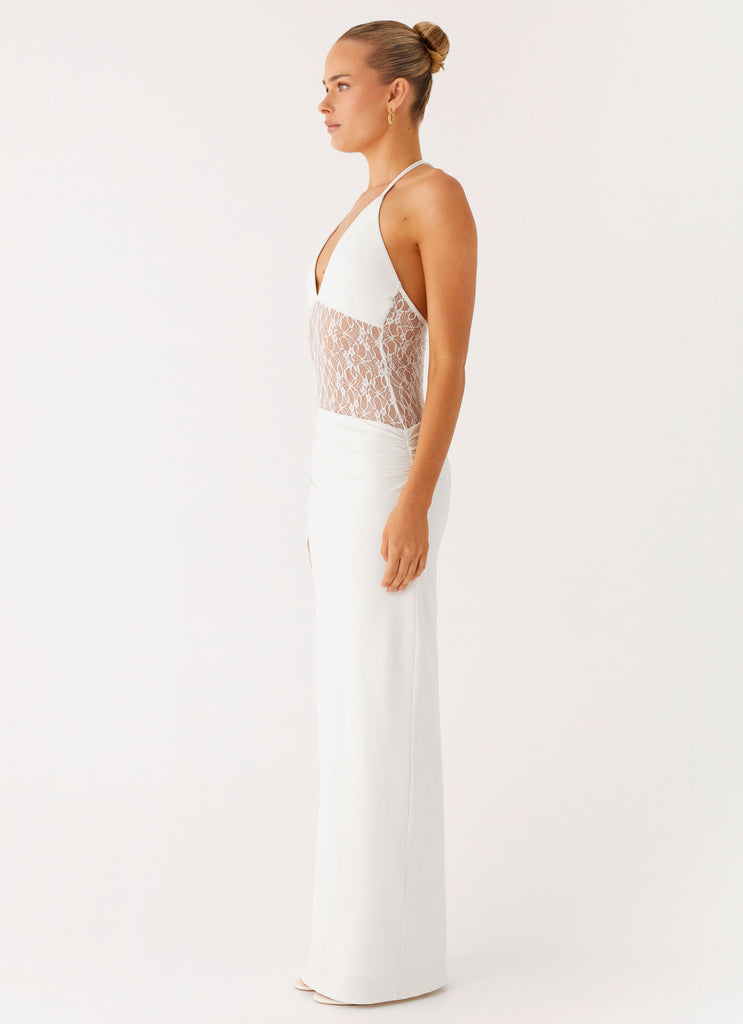 Peppermayo Peppermayo Exclusive - Enchant Lace Maxi Dress - Ivory