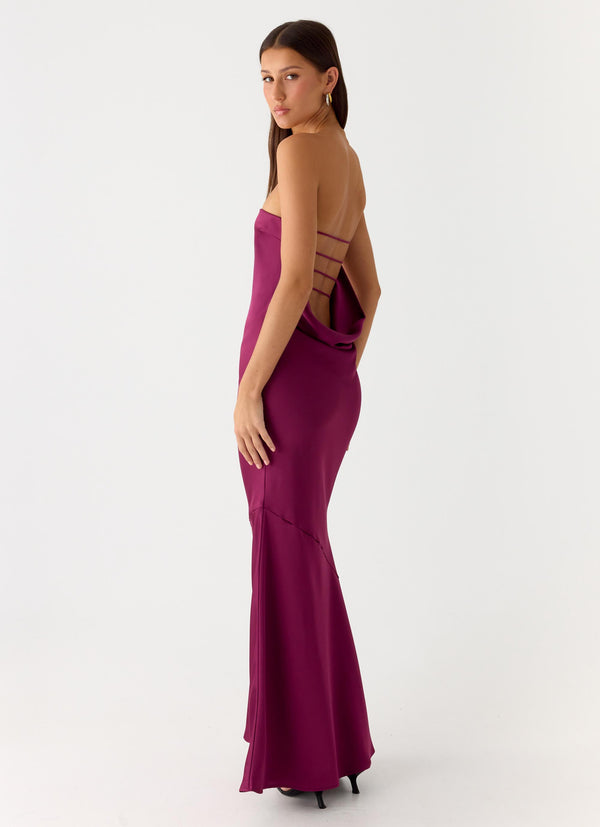 peppermayo Peppermayo Exclusive - Endless Nights Maxi Dress - Plum