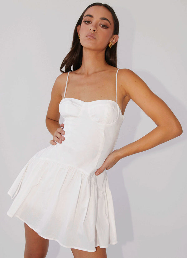 peppermayo Peppermayo Exclusive - Endless Summer Mini Dress - White