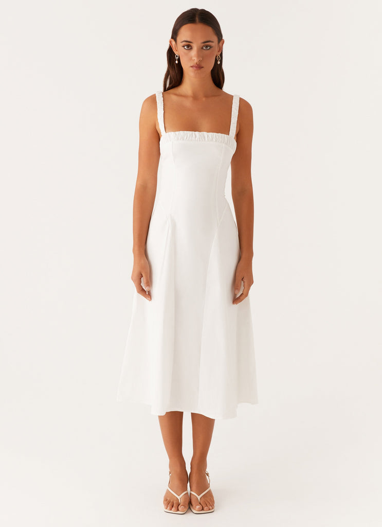 Peppermayo Peppermayo Exclusive - Enola Midi Dress - White