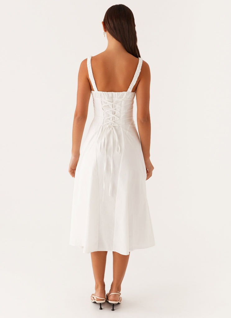 Peppermayo Peppermayo Exclusive - Enola Midi Dress - White