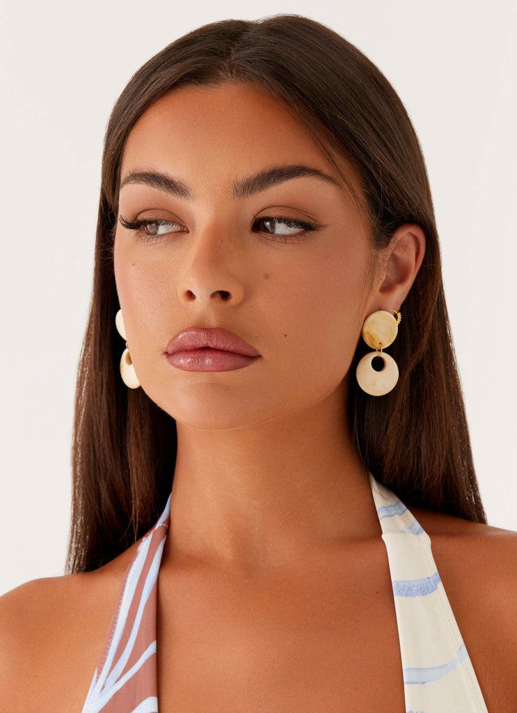 Peppermayo Peppermayo Exclusive - Eraz Earrings - Ivory