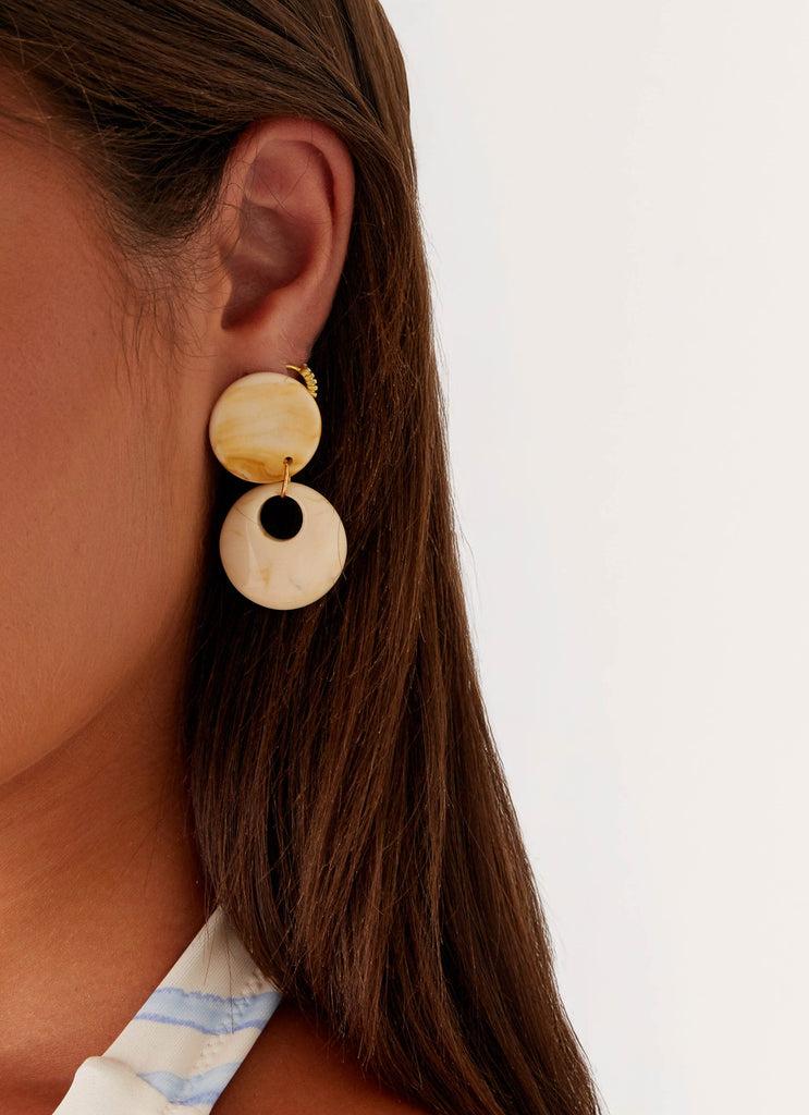 Peppermayo Peppermayo Exclusive - Eraz Earrings - Ivory