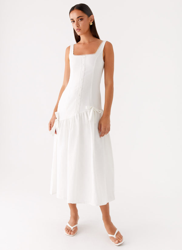 peppermayo Peppermayo Exclusive - Esmerelda Midi Dress - White