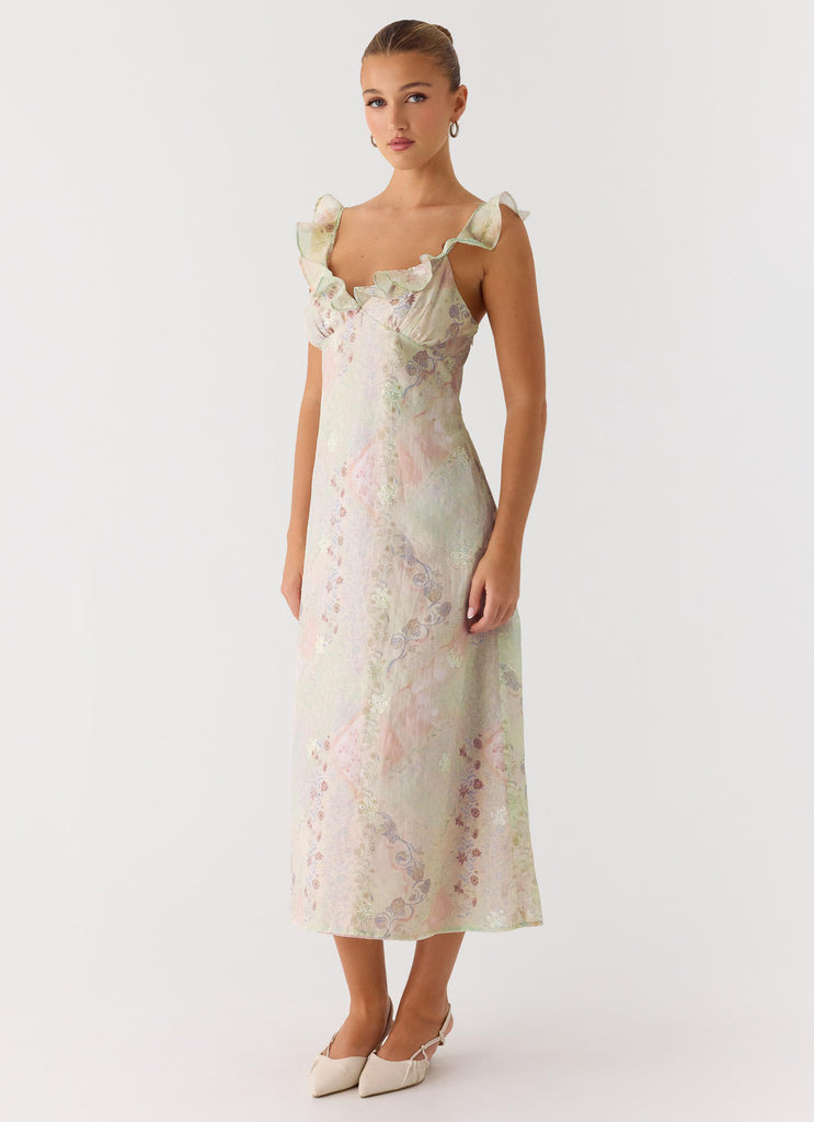 Peppermayo Peppermayo Exclusive - Europa Midi Dress - Mystic Paisley