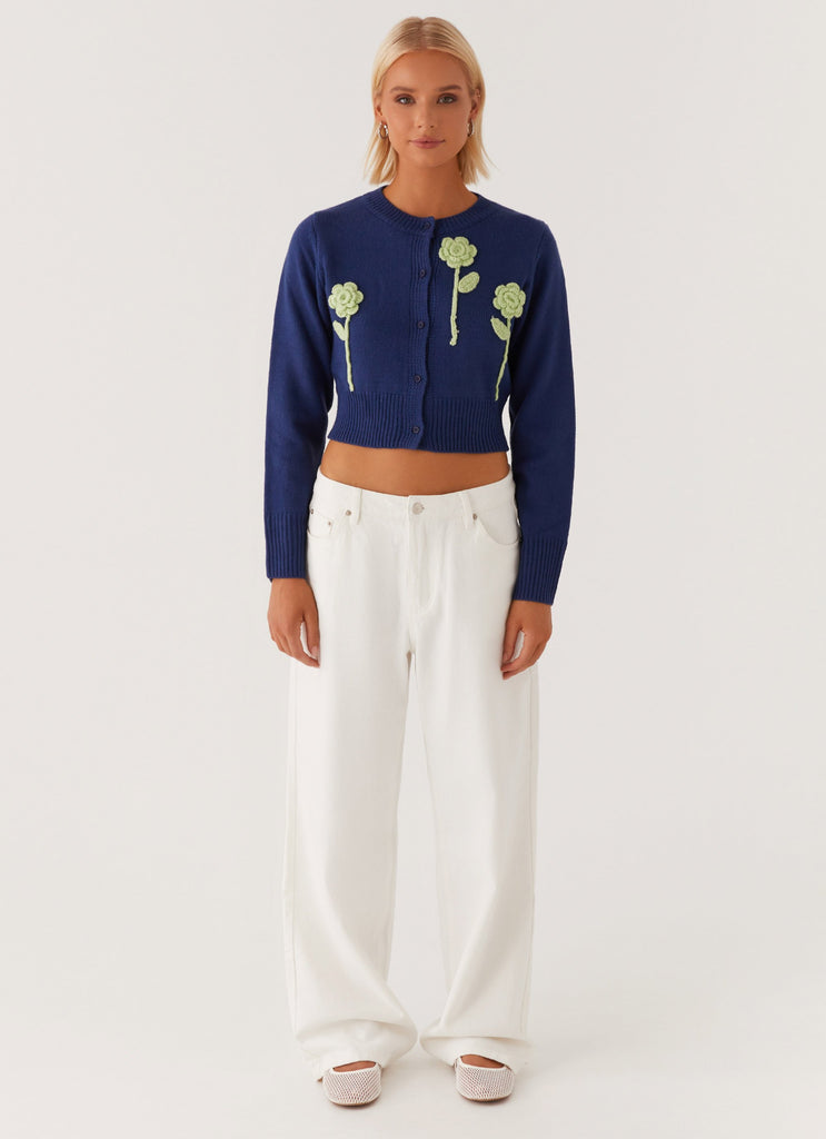 Peppermayo Peppermayo Exclusive - Everest Knit Cardigan - Navy
