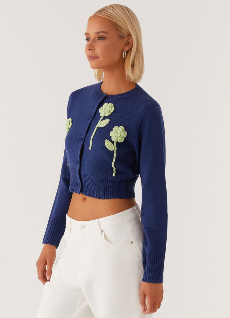 Peppermayo Peppermayo Exclusive - Everest Knit Cardigan - Navy