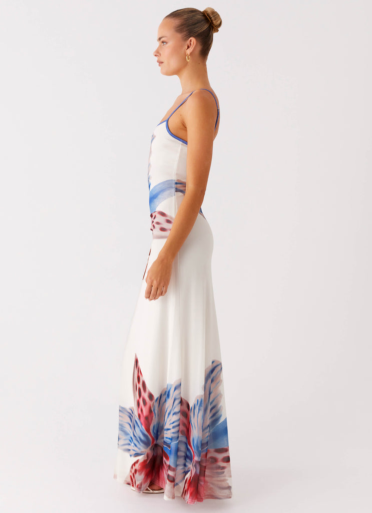 Peppermayo Peppermayo Exclusive - Everett Maxi Dress - White Sea Bloom