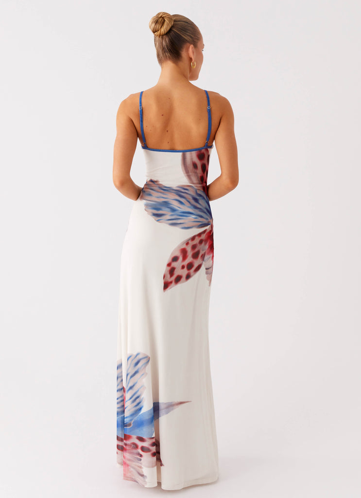 Peppermayo Peppermayo Exclusive - Everett Maxi Dress - White Sea Bloom