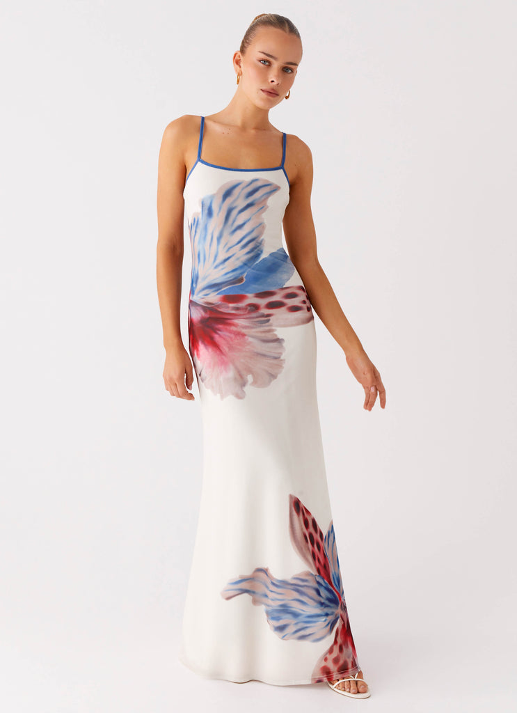 Peppermayo Peppermayo Exclusive - Everett Maxi Dress - White Sea Bloom