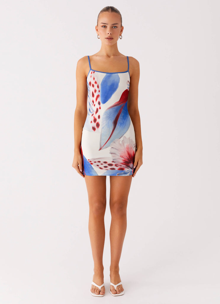 Peppermayo Peppermayo Exclusive - Everett Mini Dress - Deep Sea Bloom