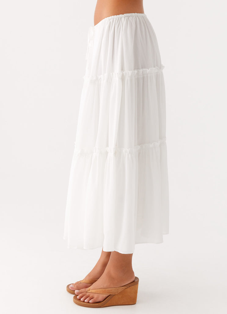 Peppermayo Peppermayo Exclusive - Evi Midi Skirt - Ivory